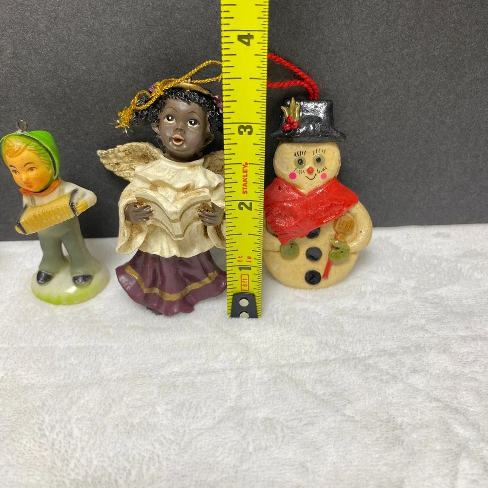 VTG Christmas Ornaments Lot 8 Figurines‎